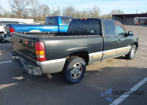 2001 Chevrolet Silverado 1500 Ls из США, поврежденный, VIN 2GCEC19V911351030
